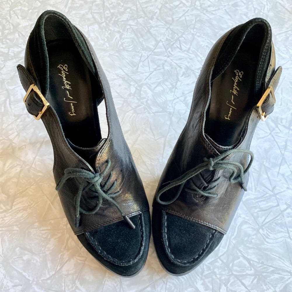 🔥 Elizabeth and James Casi Platform Booties 8.5
